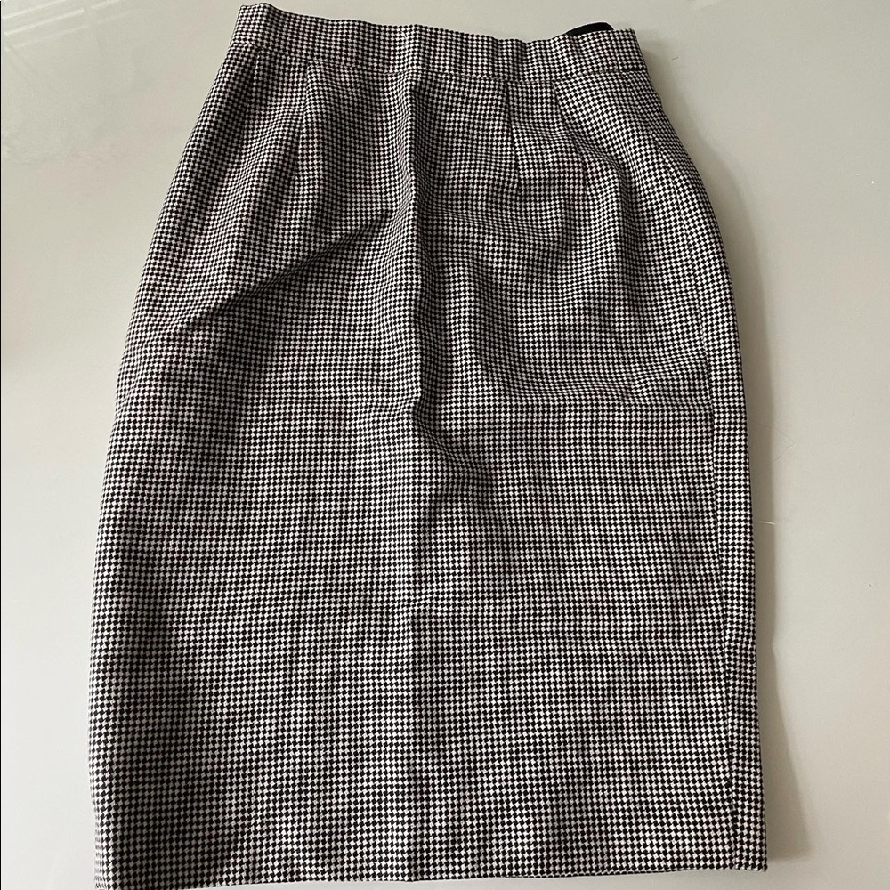 Vintage Louis Feraud Houndstooth Skirt
